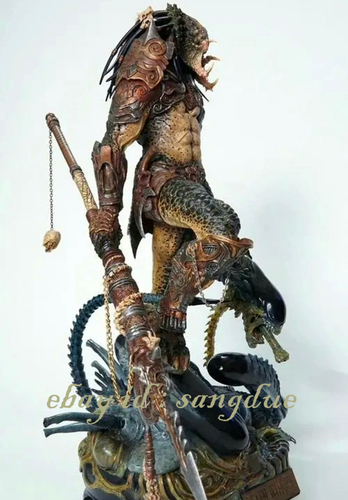 Statua da collezione in resina 1/6 non dipinta Warriors Take Head of Alien in magazzino - Foto 3 di 3