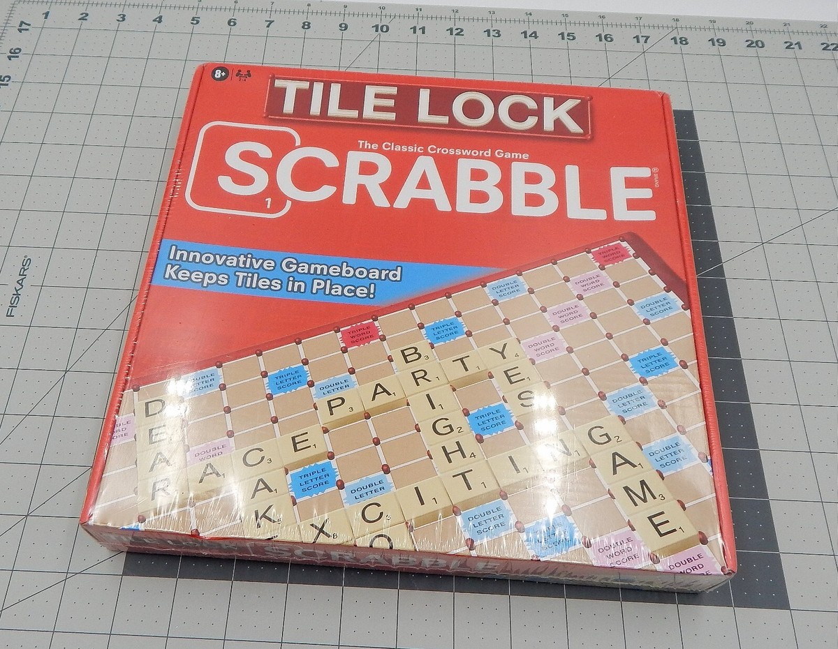 like a used cigarette tray crossword Tile Lock Scrabble Crossword Board Game Hasbro Factory Sealed 2023 Hasbro