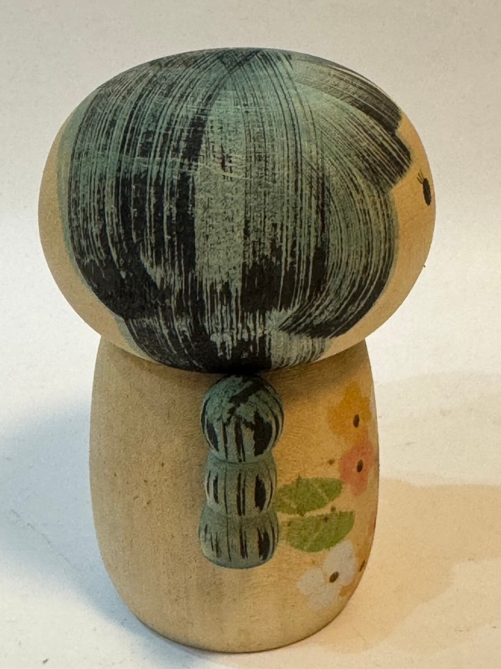 8.7cm Hogetsu Maruyama/Japanese traditional Kokeshi Doll/Mitsuami/Osage
