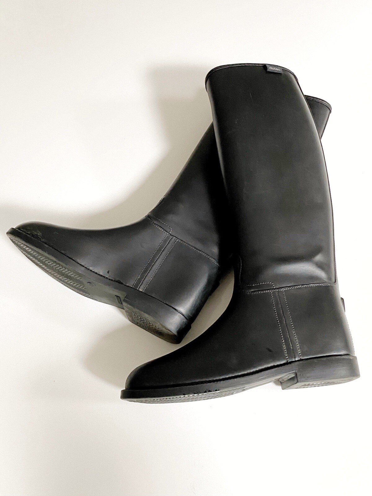 Dublin Universal Rubber Riding Boots Size U.K. 5 and Elico Riding