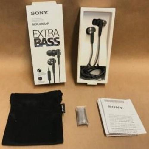 SONY MDR-XB55AP In-Ear BLACK Headphones Extra Bass Wired Earphones