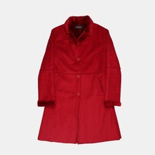B.young Faux Fur Coat / Size M / Womens / Red / Acrylic