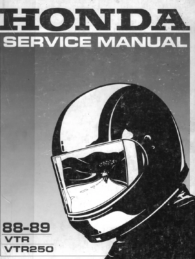 Honda VTR250 VTR 250 Service Repair Workshop Manual USB 1988 - 1989 - Image 2 of 4