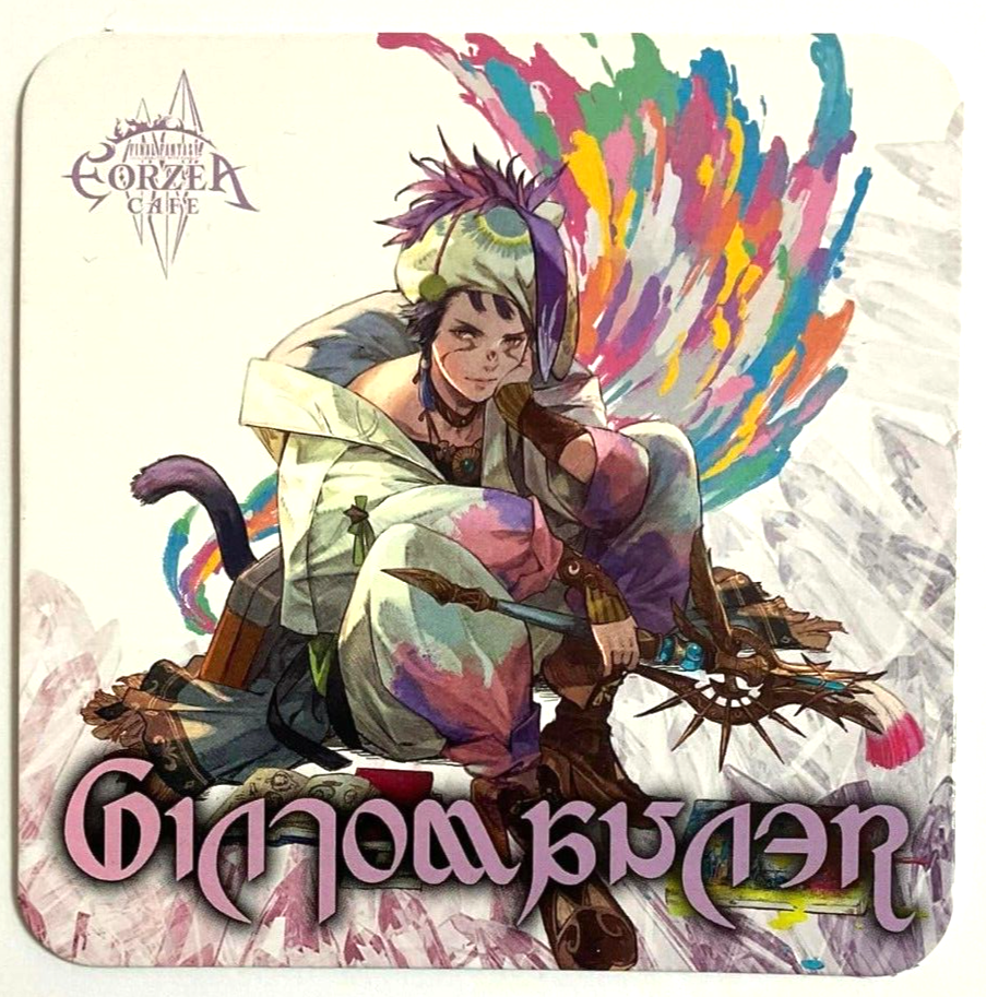 Final Fantasy XIV Job Art Coaster Pictomancer Eorzea Cafe Square