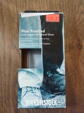 NEW Birkenstock Blue FootBed Replacement Insole Orthotic Arch Support Sz 35N
