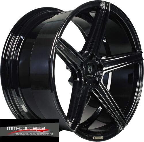 20 Zoll KV1 Concave Felgen für Audi A5 S5 RS5 RS4 Quattro 5x112 A7 Q5 A8 Schwarz - Bild 1 von 2