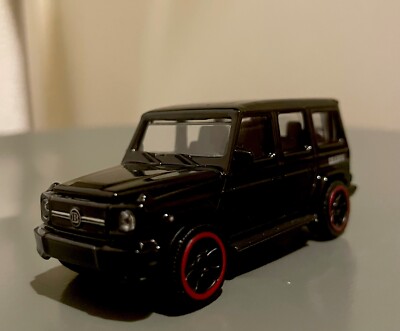 modellauto Majorette Brabus G63s Mercedes G-Klasse 1/64 Neu Schwarz ohne Box