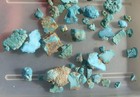Darling Darlene Spiderweb Turquoise Un Drilled Nuggets Beads NEV 457 KTS  — photo 1