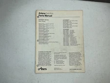Ariens 24" & 32" Sno-Thro Snow Thrower Parts Manual 924000 Series 1980 Pm-24-80