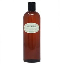 Chia Seed Oil UNREFINED Pure Organic Cold Pressed Fresh Skin Hair Care Carrier