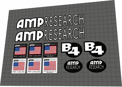 1995 AMP RESEARCH B4 DECAL SET