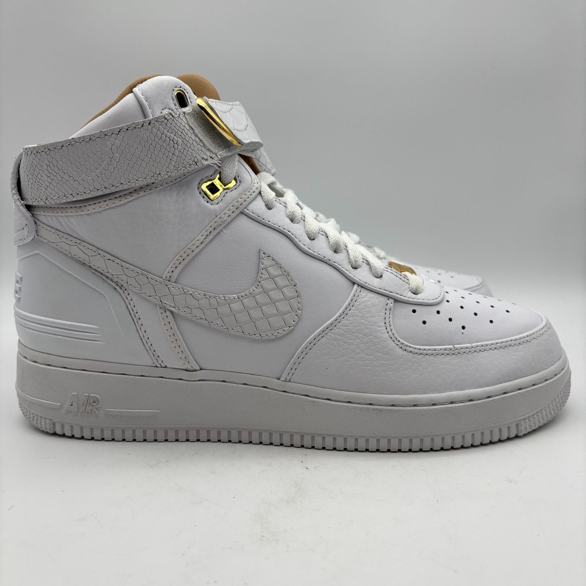 Nike Air Force 1 Hi Just Don White AF100 Trainer Shoes Size 10