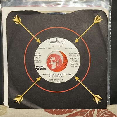 VG+ ROD STEWART An old raincoat won't ever let you down mono/stereo US promo 45