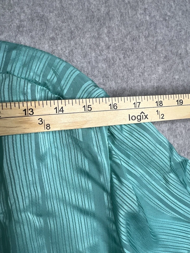 Apostrophe Top XL Azul Teal Chaqueta Transparente con Tanque Ligero Nuevo con Etiquetas Blusa 2 Unidades Foto 4 de 4