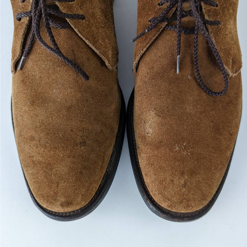 Botas Chukka para hombre Trotter & Deane suelas marrones gamuza dainita punta redonda 12 - Imagen 5 de 12