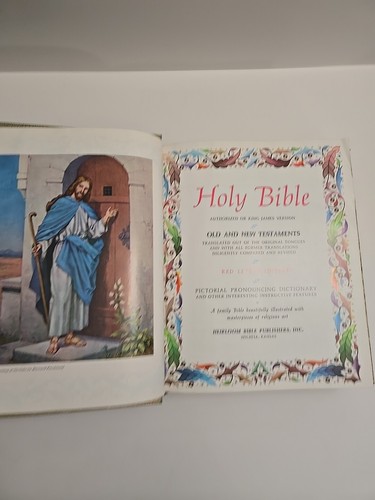 Holy Bible Master Reference Edition King James Red Letter Heirloom Unsigned 1964 - Picture 7 of 13
