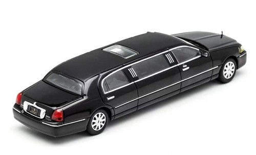 LINCOLN Town Car - Limousine Strech - nero - GCD 1:64 - Foto 3 di 6