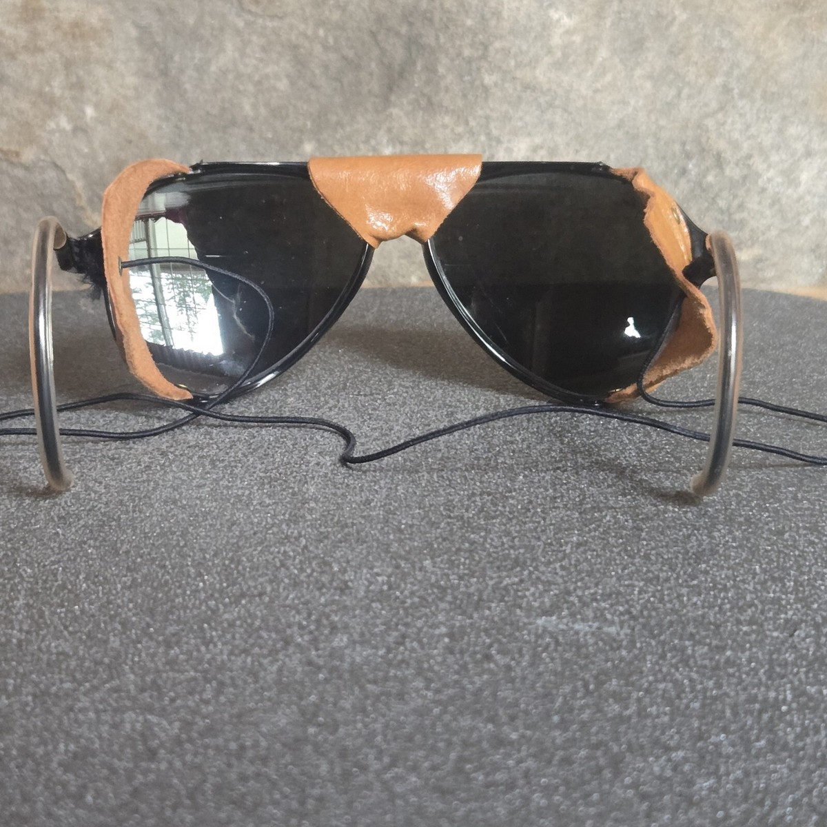 Vintage Bausch and Lomb Ray-Ban Cats 5000 Glacier Glass Black with