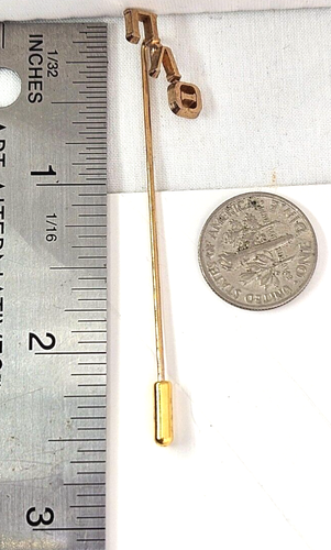 De colección SORORITY Palo Pin Pi Lambda Xi Tono Dorado Sombrero Solapa Bufanda Abrigo Suéter - Imagen 4 de 4