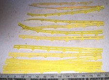 18 X Aurora AFX Model Motoring Special HO Yellow Guardrails for 2519-A Track
