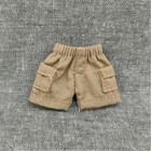 1:18 Khaki Shorts Pants Model Clothes Accessories For 3.75inch Male Figure Body