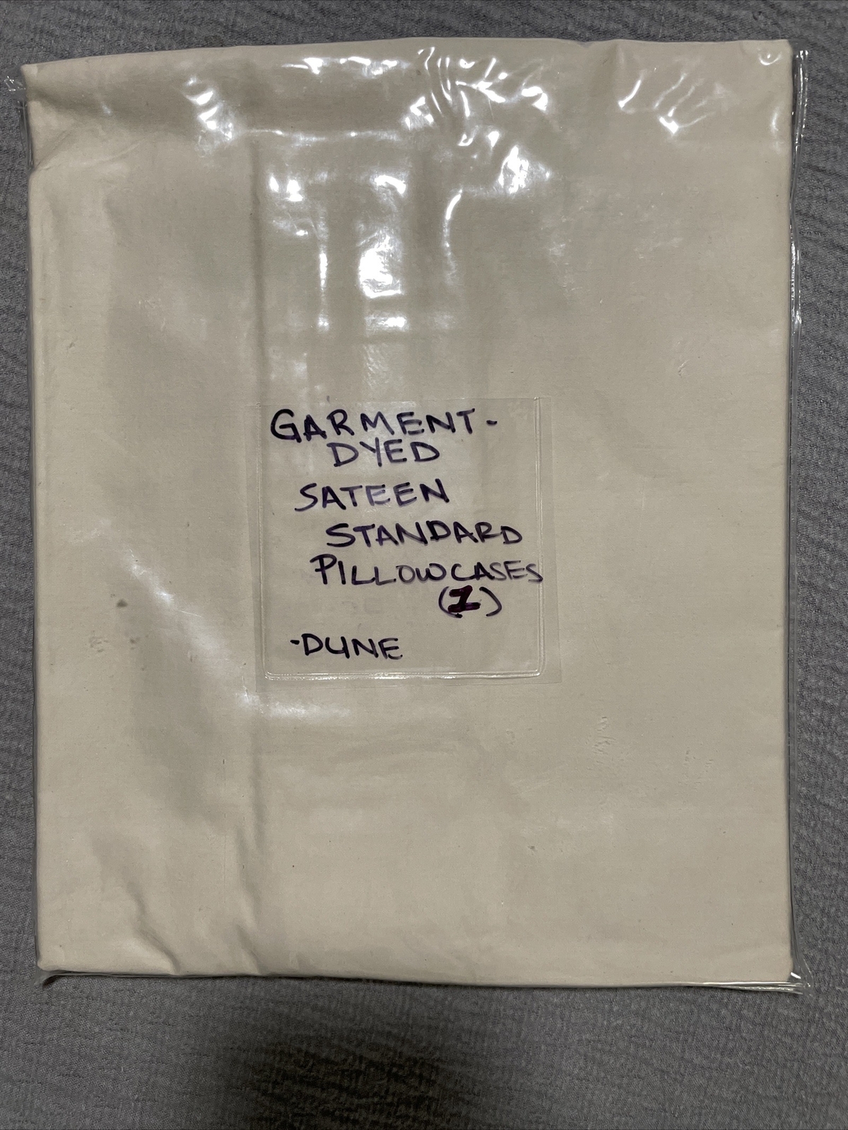 Restoration Hardware Full/Queen Garment Dyed Sateen Duvet Cover In