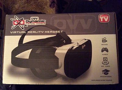 Dynamic Virtual Viewer DVV 3D Glasses Virtual Reality VR Headset Player NEW.