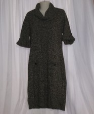 NICE WOMEN'S ALLISON BRITTNEY OLIVE ACRYLIC SWEATER DRESS 1X