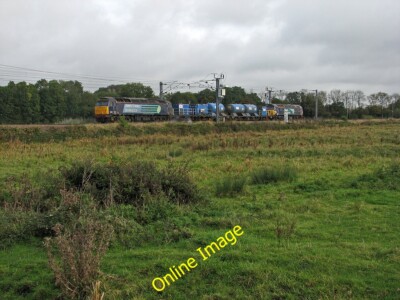 Photo 6x4 Rail-head treatment train Ely/TL5480 The two locomotives were  c2014
