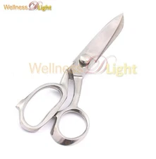 Heavy Duty Tailor Fabric Scissors 7'' Sliver Dressmaker Sewing Shears