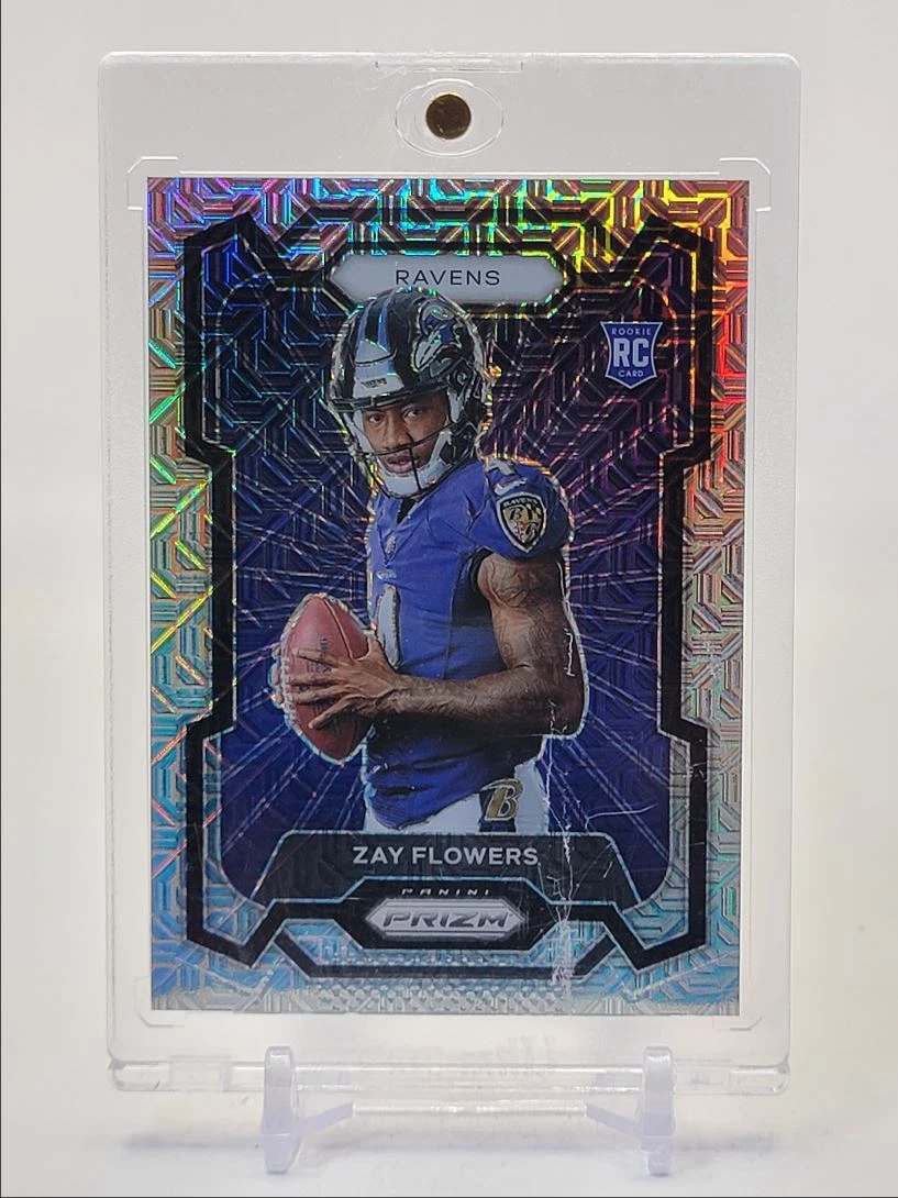ZAY FLOWERS 2023 PANINI PRIZM ROOKIE VARIATION MOJO RAVENS RC /25 Q1569