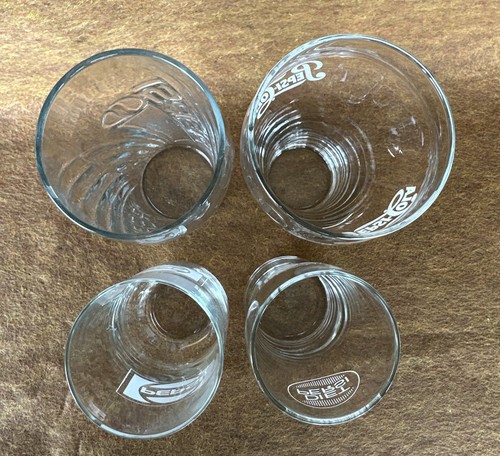 Lote de 4 vasos de bebidas vintage coleccionables PEPSI Pepsi-Cola Diet con logotipo blanco - Imagen 8 de 24