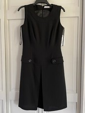 Calvin Klein Black Sleeveless Knee Length Dress Size 6