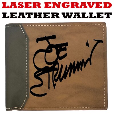 Joe Strummer - the Clash Leather Wallet Bifold Premium Quality NEW