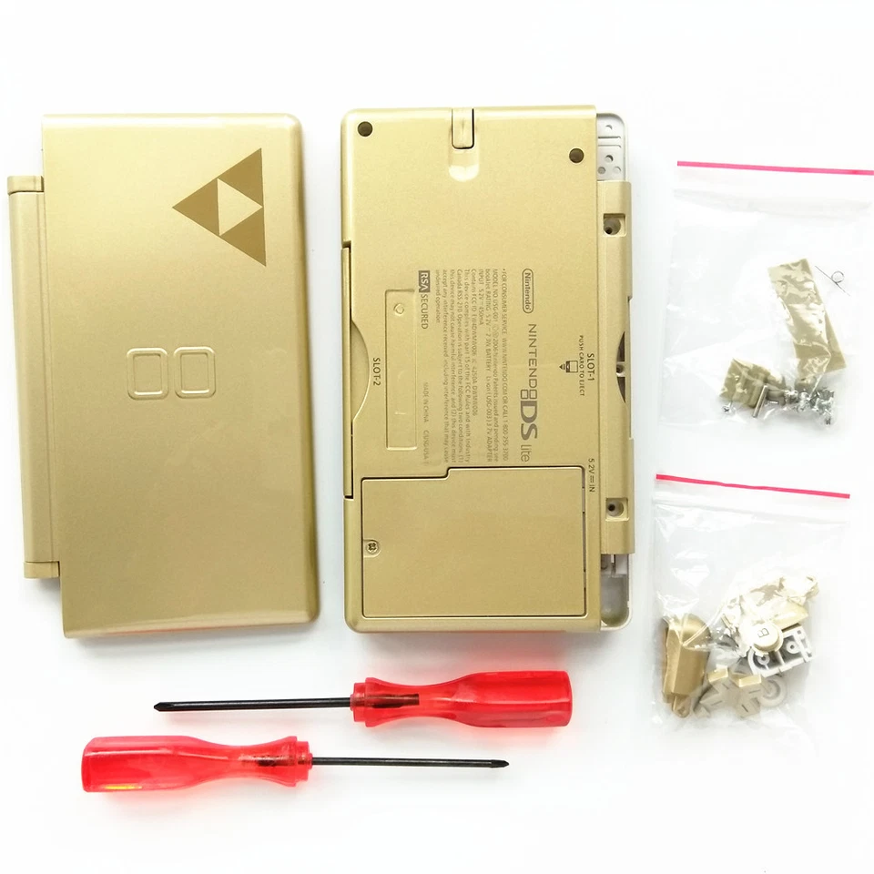 Full Housing Shell Case Cover Replacement Repair Parts for DS Lite NDSL Zelda - Image 3 of 4
