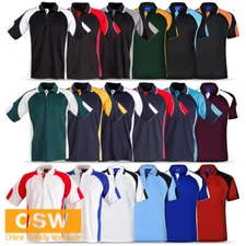 Mens Adults ALLIANCE Cool Dry Short Sleeve OFFICE Sport Casual WORK Polo PS61