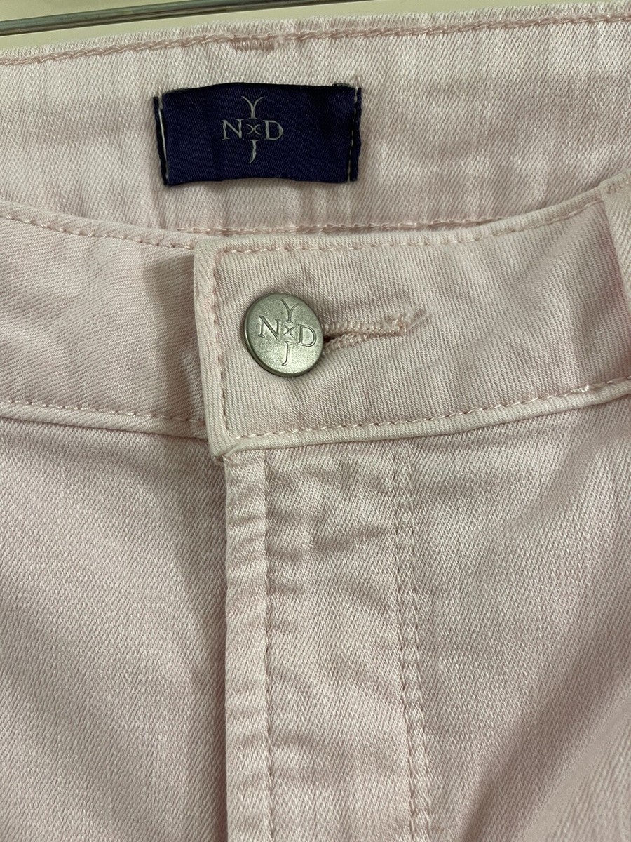 Jean NYDJ Femme Taille 8 - Coupe Cheville Rose - Stretch - Occasion Excellent état