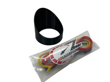 52mm Gauge Cap Sun Visor Cover Surround Protector Gauge Pod Shield Hood Black