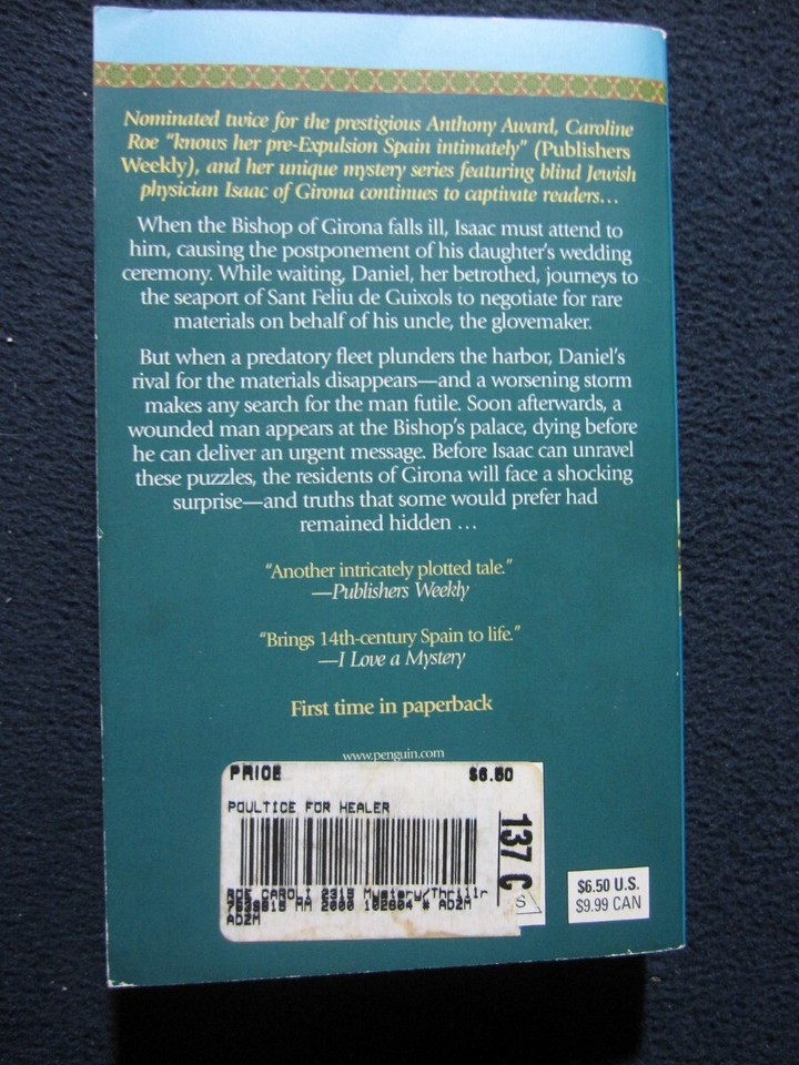 A Poultice for a Healer [Paperback] Caroline Roe | eBay
