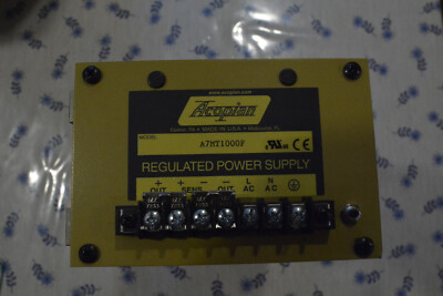 ACCOPIAN A7MT1000 HIGH PERFORMANCE LINEAR REGULATED DC POWER SUPPLY, 7-V, 10-A