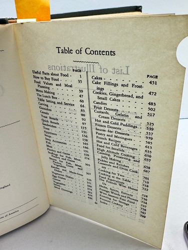 The American Woman's Cookbook 1950 hardcover book with tab indexes - Imagen 4 de 10