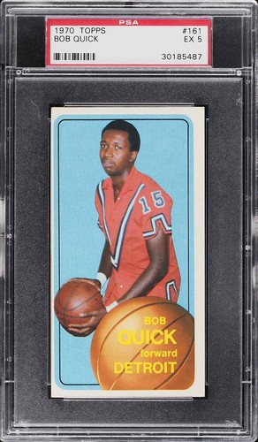 1970 Topps Basketball Bob Quick #161 PSA 5