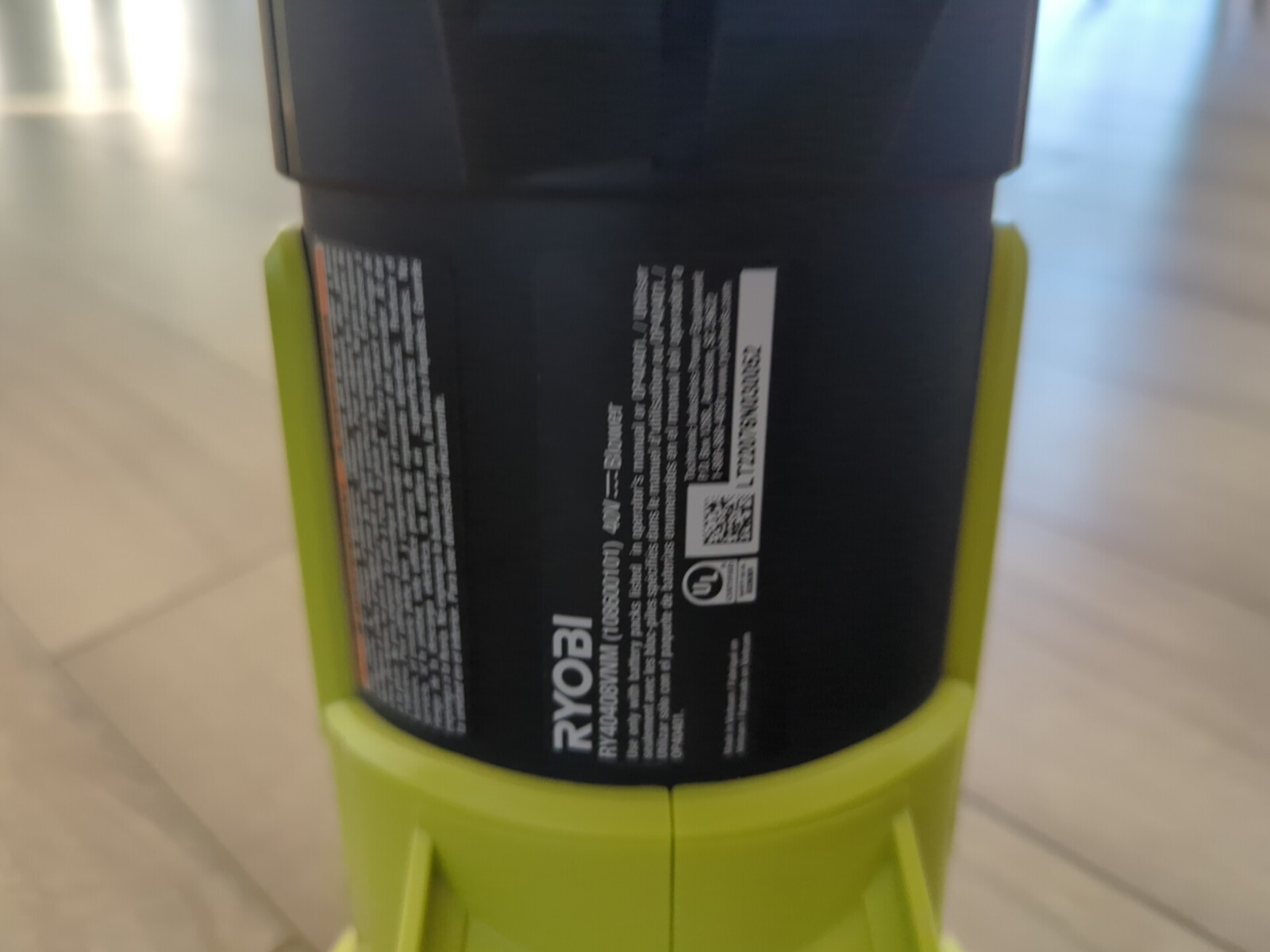 RYOBI RY40408VNM 40-Volt Li-Ion Cordless Jet Fan Blower - TOOL ONLY!!!