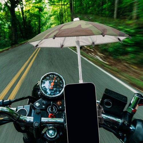 1 Set Decorative Phone Protector Small Phone Sunshade Riding Small Umbrella - 第 2/12 張圖片