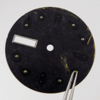 XOUVY Quadranti Di Orologi Quadrante Dell'orologio Con Doppio Calendario Da 28,5 Mm Quadrante Per Orologio Sunburst Accessori Per La Modifica Dell'orologio Luminoso Verde Per Movimento NH36 / 4R / 7S - Foto 2