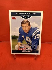 2006 Topps True Champions Johnny Unitas #6 HOF Mint🦄