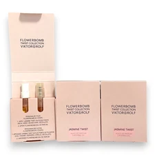 Flowerbomb Twist Collection Viktor & Rolf Jasmine Twist EDP/Layering Oil LOT OF3