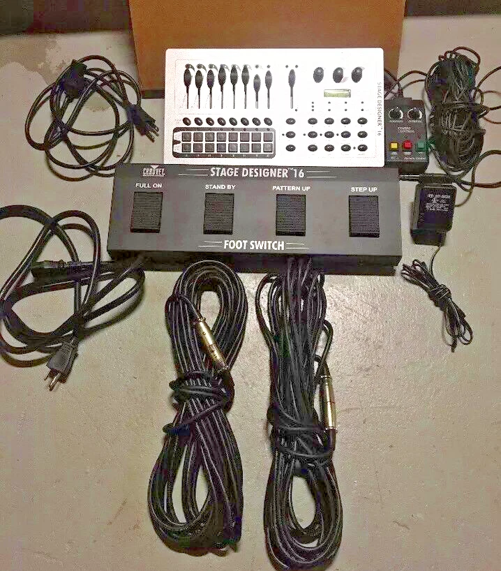 Chauvet Stage Designer 16 Channel Dimming Console TFX-16CON w/ Foot Switch - Image 2 of 4