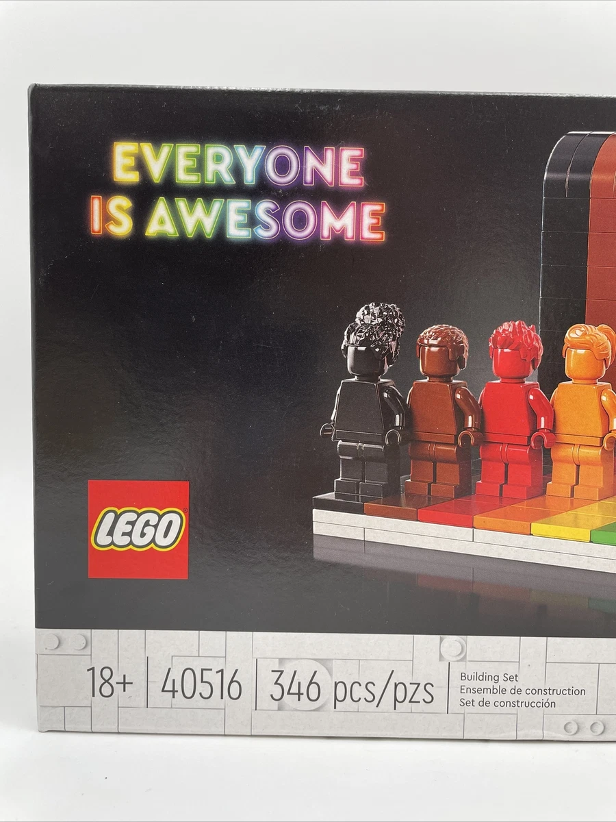 LEGO 40516 Everyone is Awesome Rainbow Pride Set (346 pcs) Brand