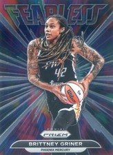 2022 Panini Prizm WNBA BRITTNEY GRINER #9 FEARLESS INSERT MERCURY